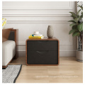 Storing Box Bedside Cabinet Wooden Locker Bedroom Nightstand